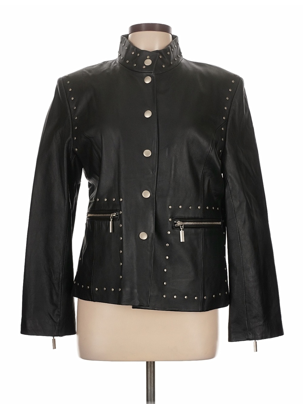 Pamela McCoy Leather Jacket size L